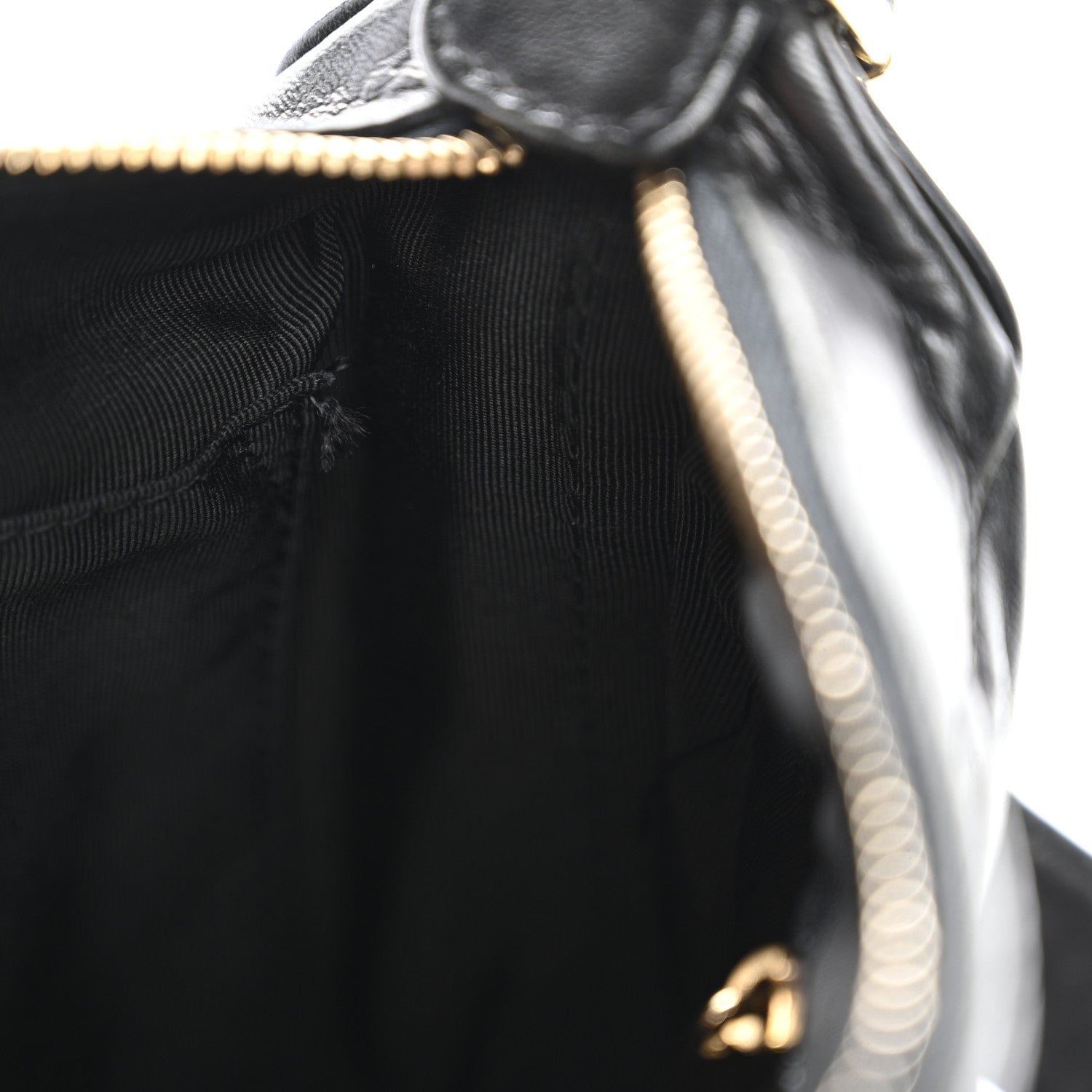 Lambskin Quilted Small Chocolate Bar Shoulder Bag Black