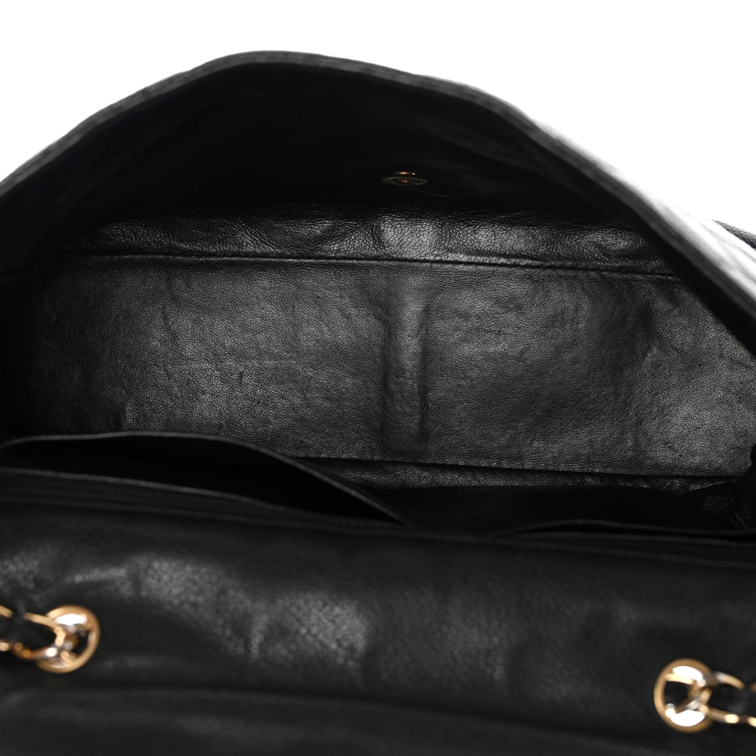 Caviar Quilted Jumbo Single Flap Black