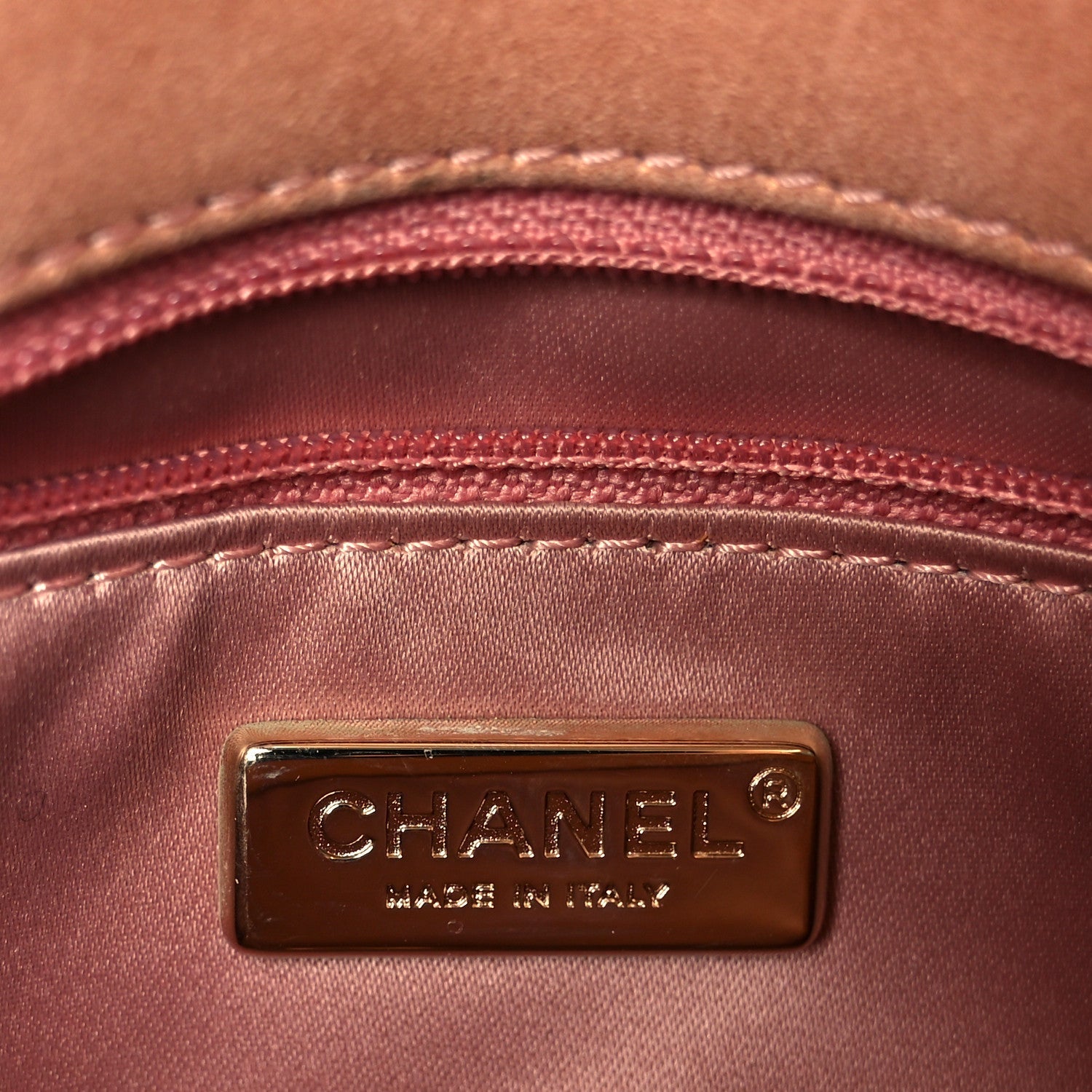 Suede Calfskin Crystal Mini Flap Pink Golden