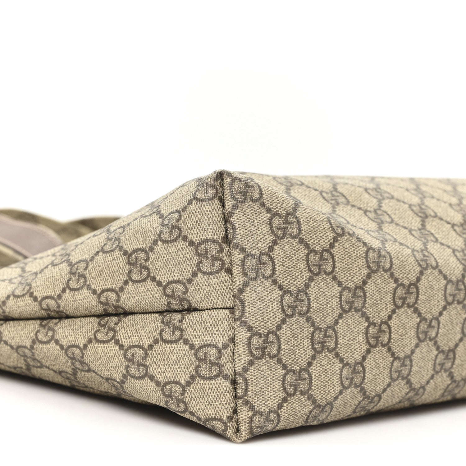 GG Plus Monogram Medium Signature Web Loop Tote Brown
