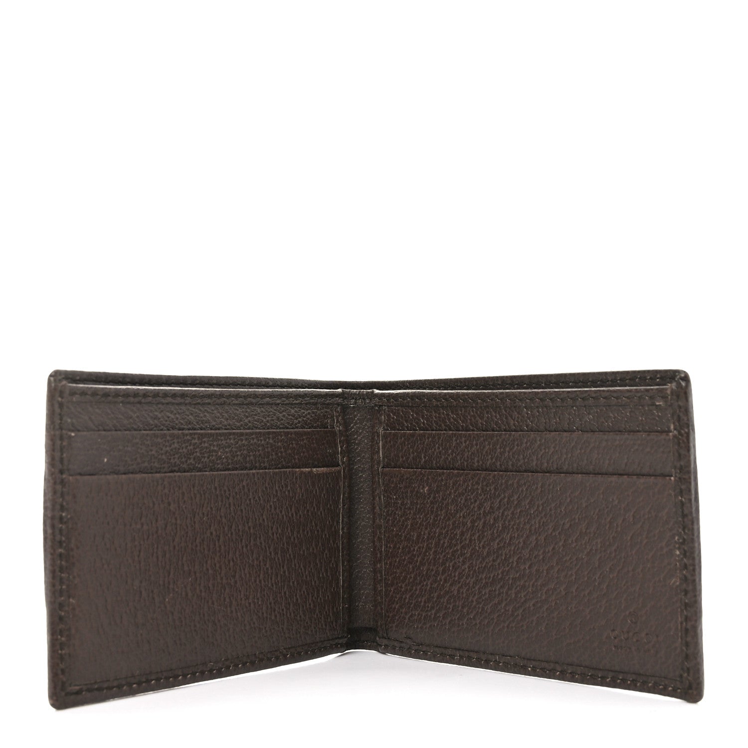 GG Supreme Monogram Web Mens Ophidia Bi-Fold Wallet Beige New Acero