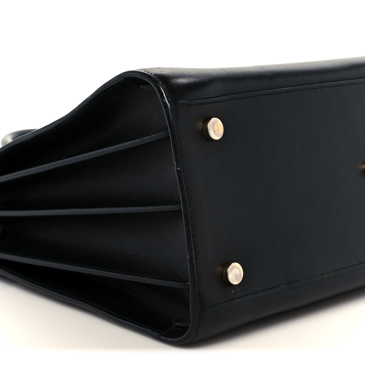 Smooth Calfskin Small Sac De Jour Black