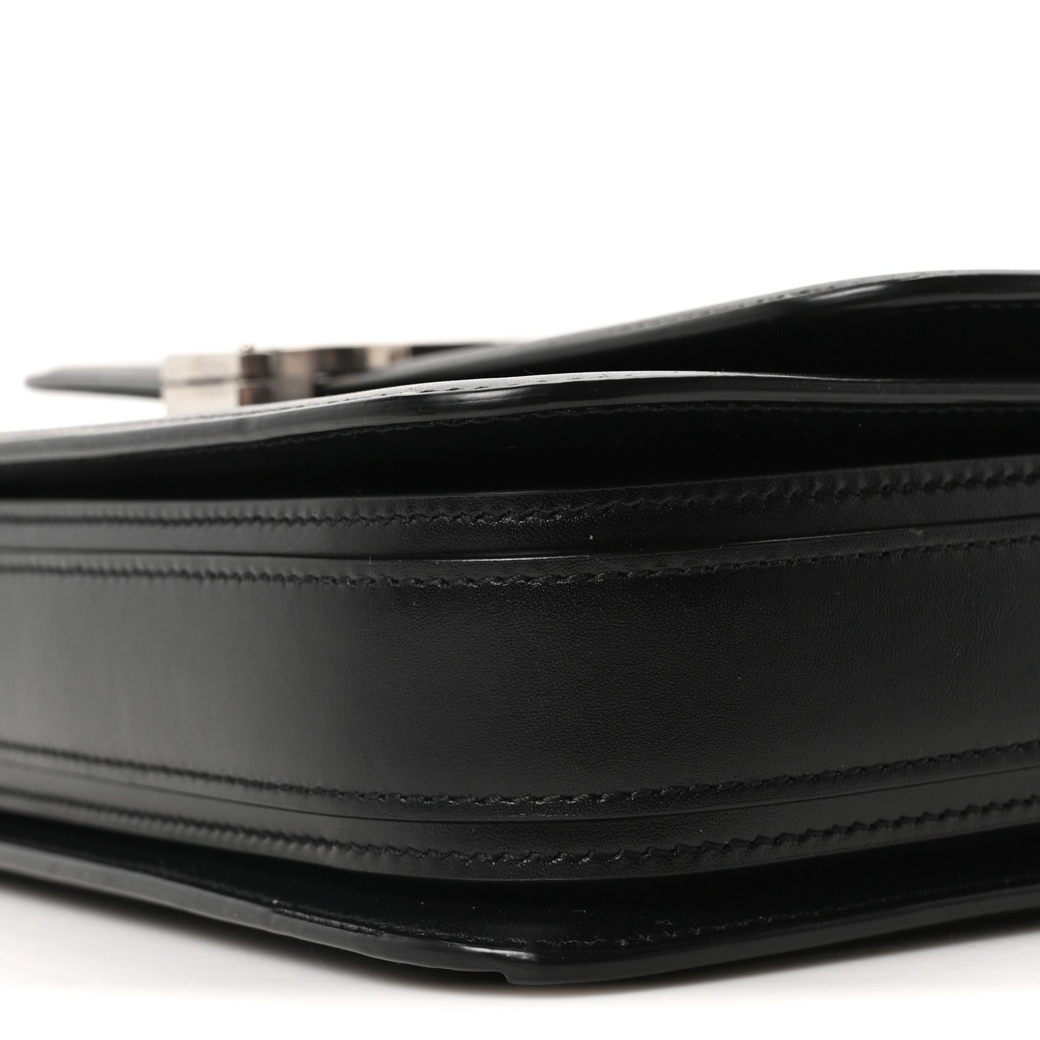 Box Calfskin Monogram Medium Solferino Satchel Black
