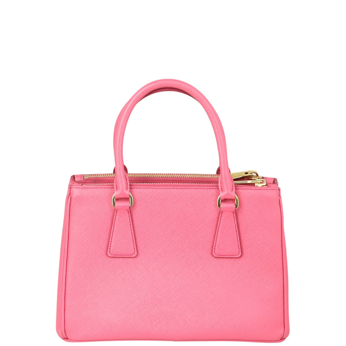 Prada Saffiano Lux Galleria Double Zip Tote Mini