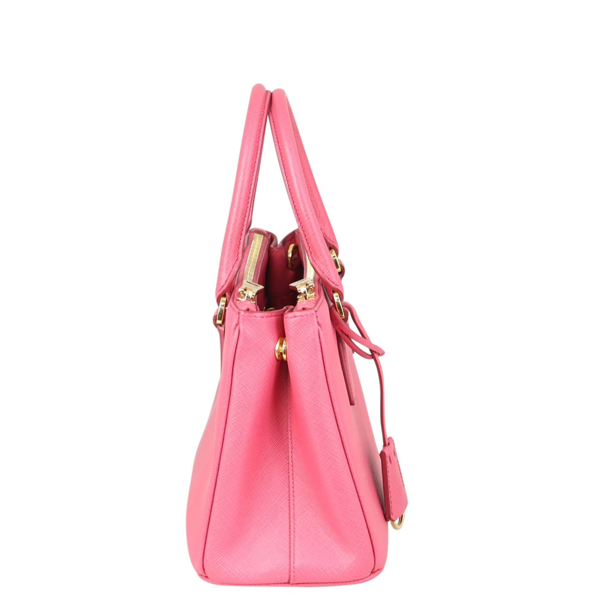 Prada Saffiano Lux Galleria Double Zip Tote Mini