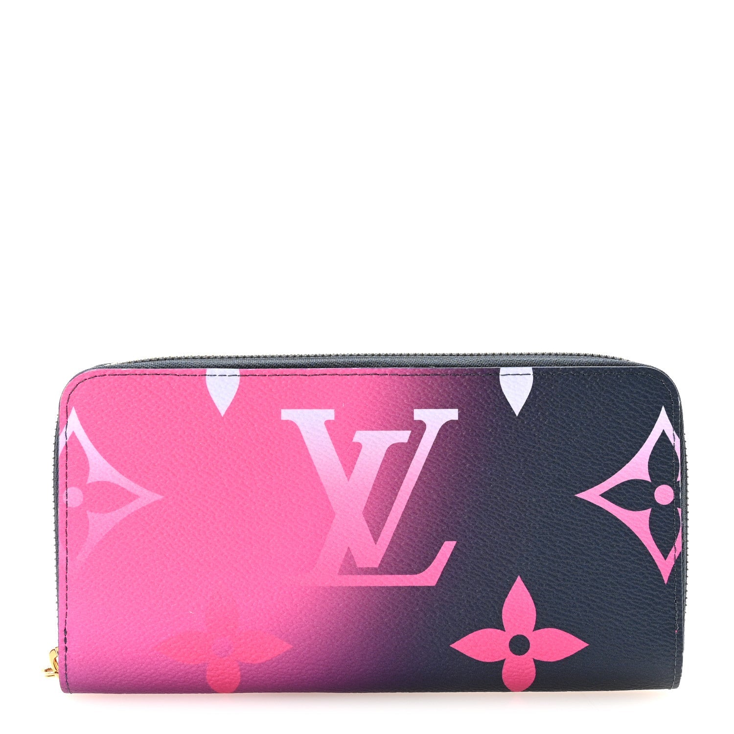 Monogram Giant Spring In The City Zippy Wallet Midnight Fuchsia