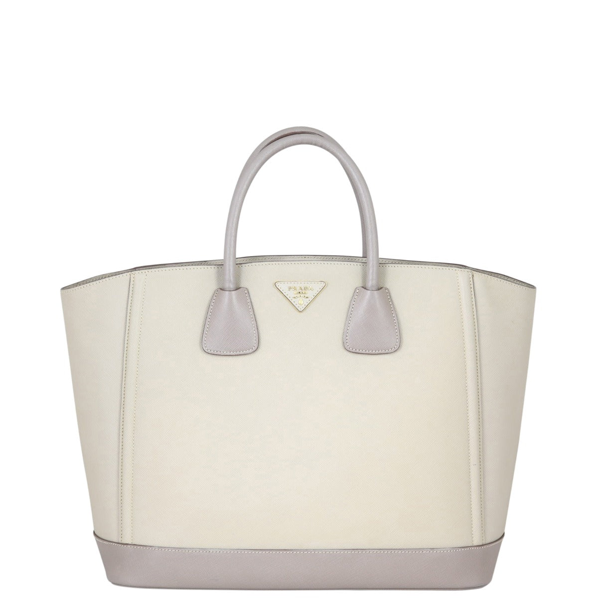 Prada Saffiano Bi-Colour Shopping Tote
