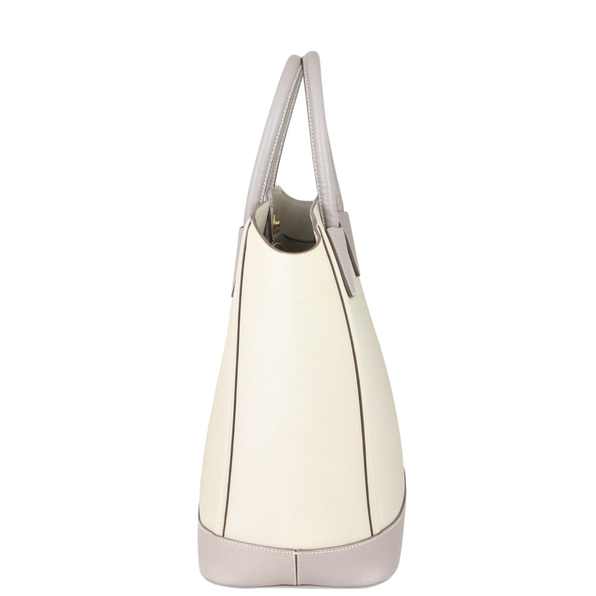 Prada Saffiano Bi-Colour Shopping Tote