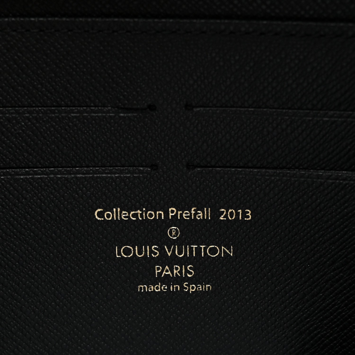 Damier Paillettes Zippy Wallet Black