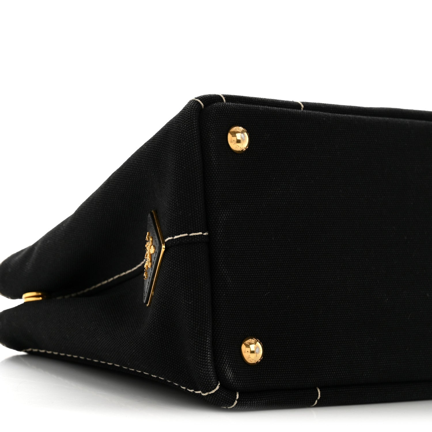 Canapa Small Logo Tote Black Talco