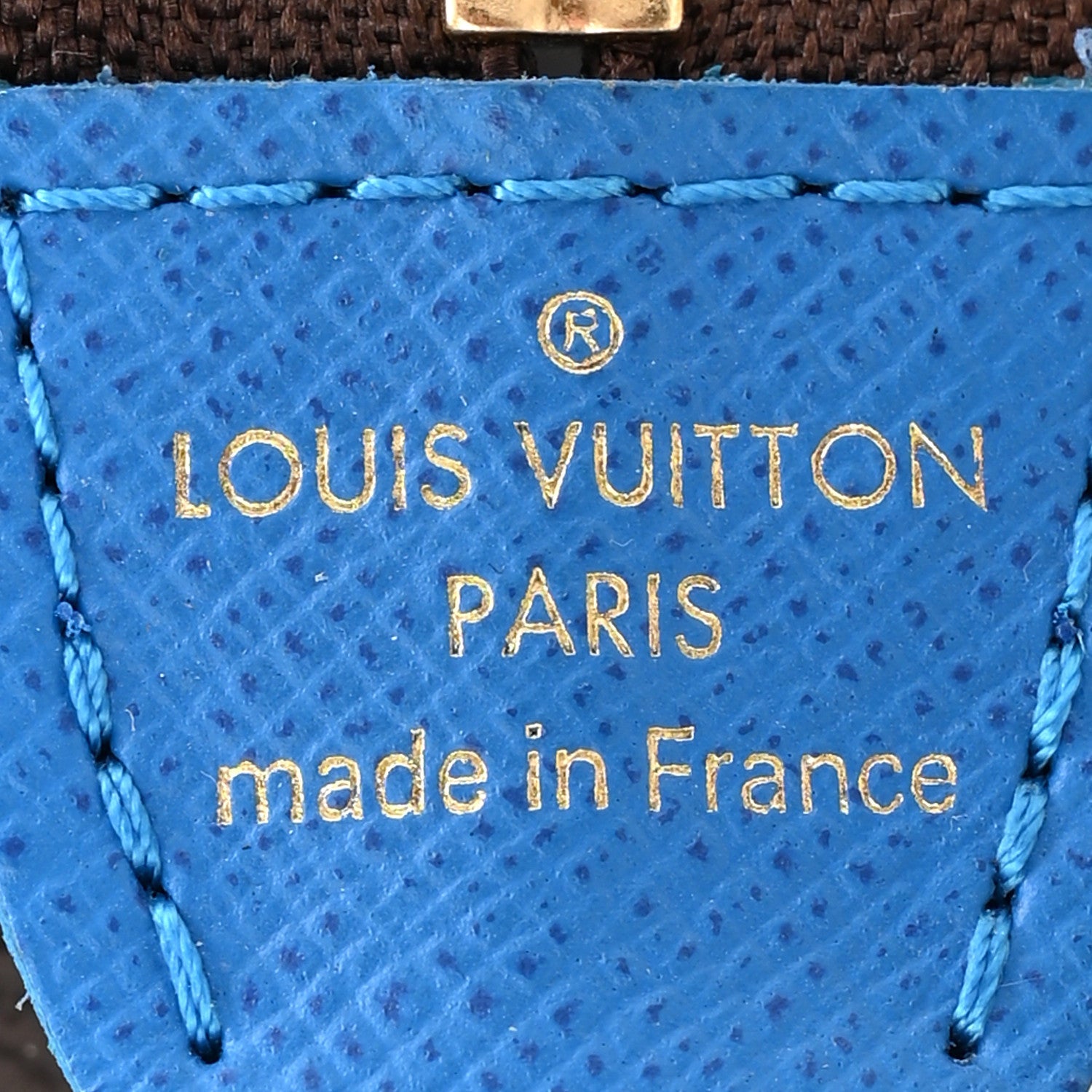 Monogram 2019 Christmas Animation Mini Venice Pochette Accessories Blue