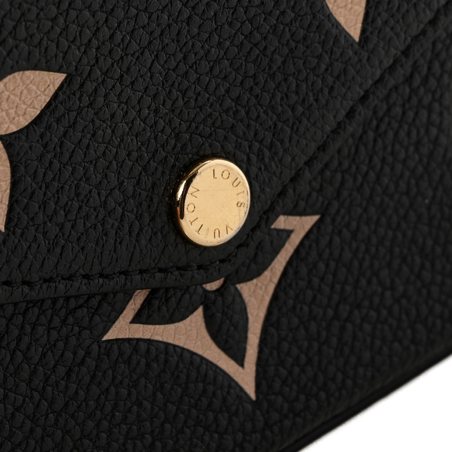 Empreinte Monogram Giant Felicie Pochette Black Beige