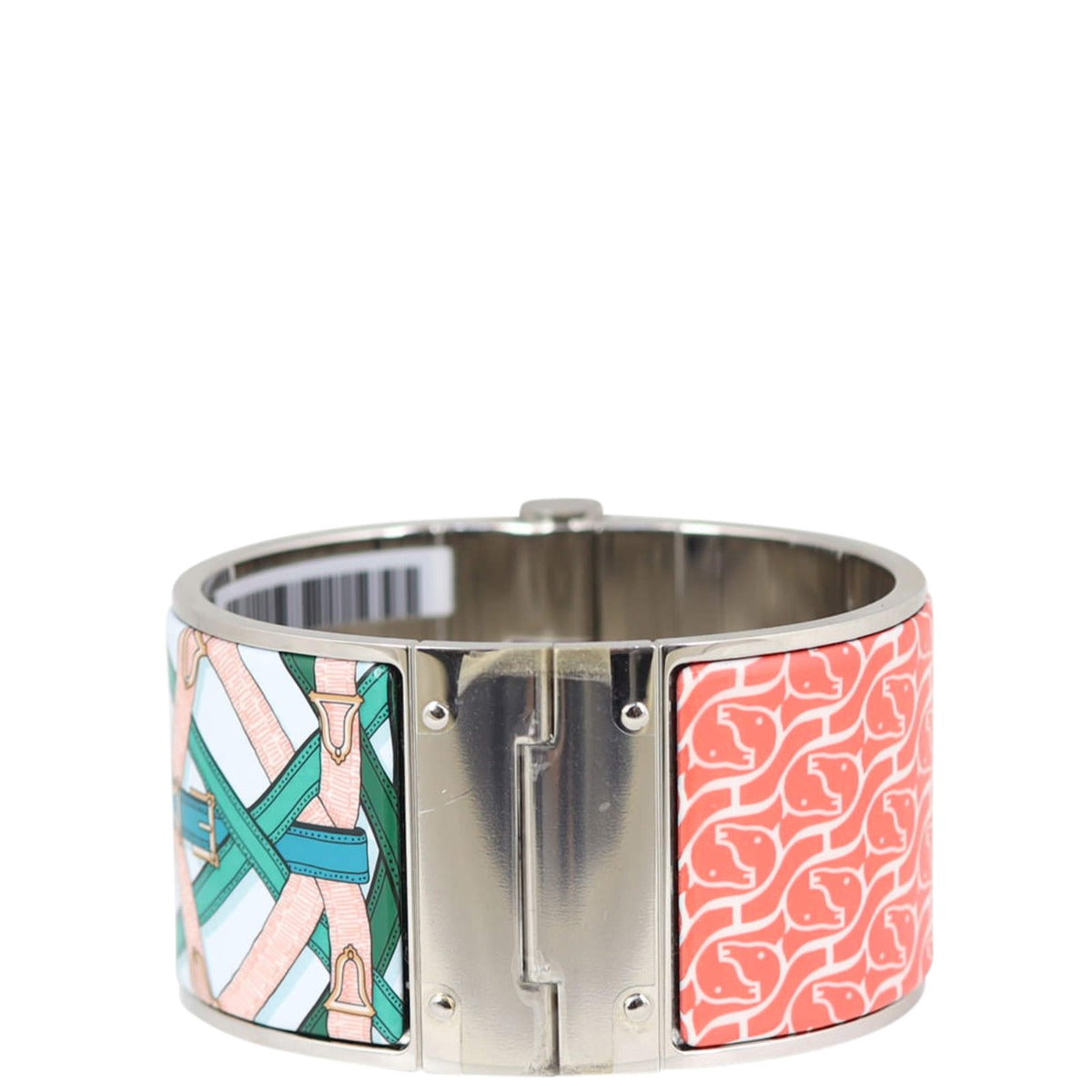 Hermes Extra Wide Enamel Hinged Bracelet