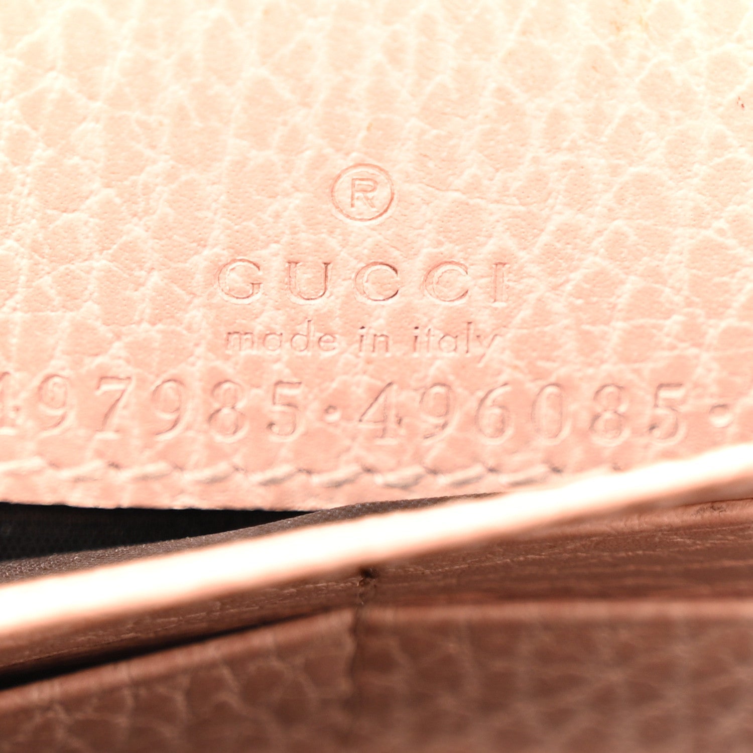 Dollar Calfskin Mini GG Marmont Chain Wallet Perfect Pink