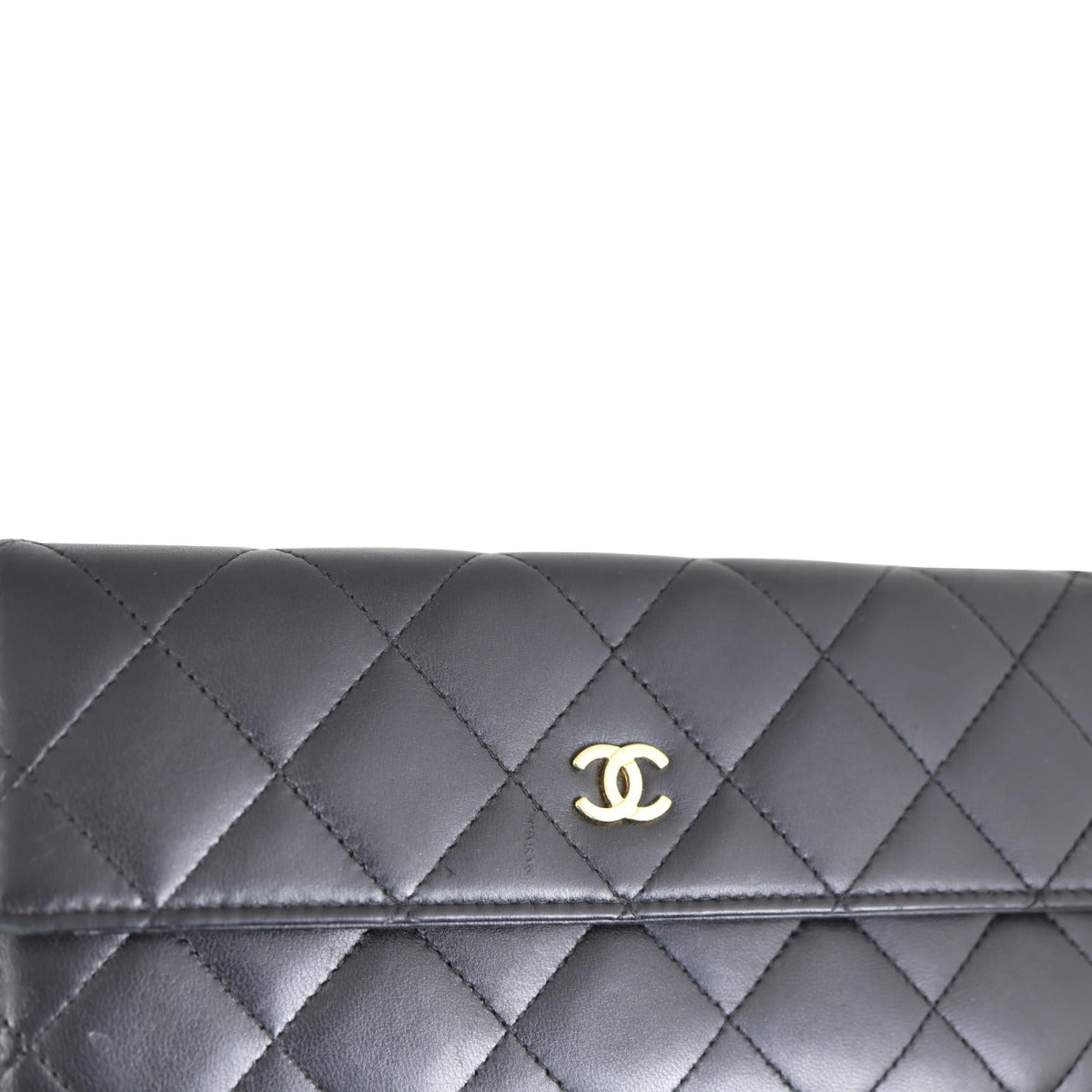 Chanel Classic Flap Long Wallet | Lambskin Gold Hardware