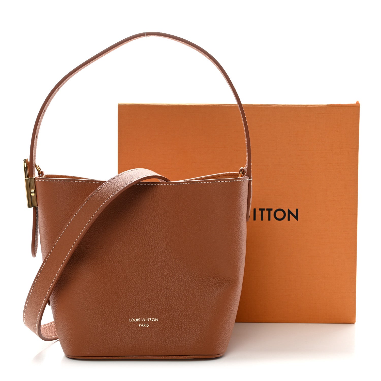 Grained Calfskin Low Key All In BB Cognac