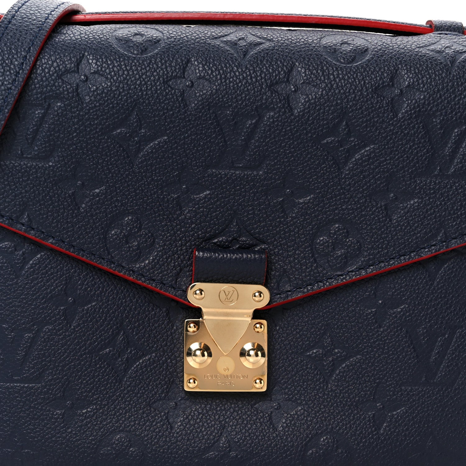 Empreinte Pochette Metis Marine Rouge