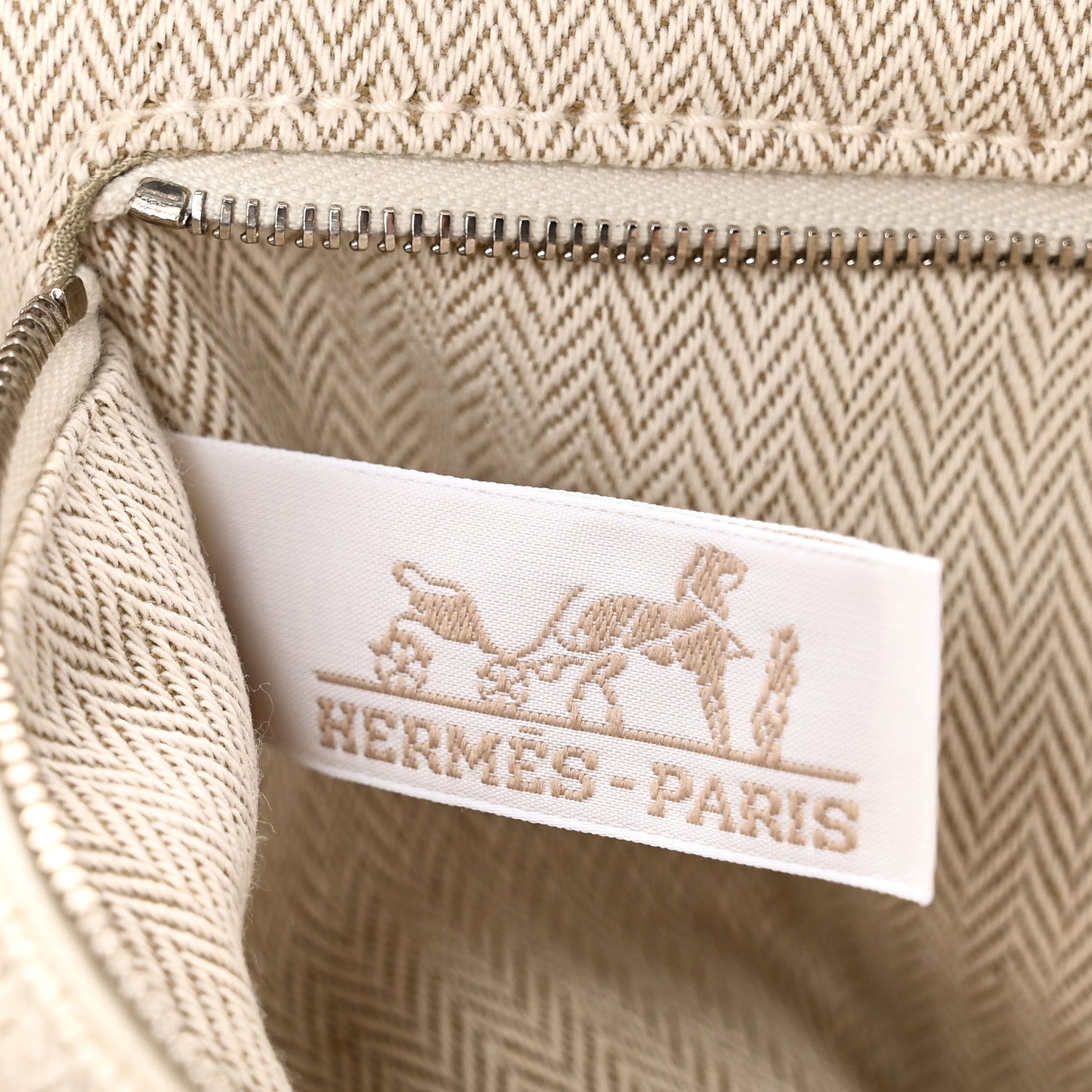 Canvas Barenia Fourbi 25 MM Pouch Naturel Fauve