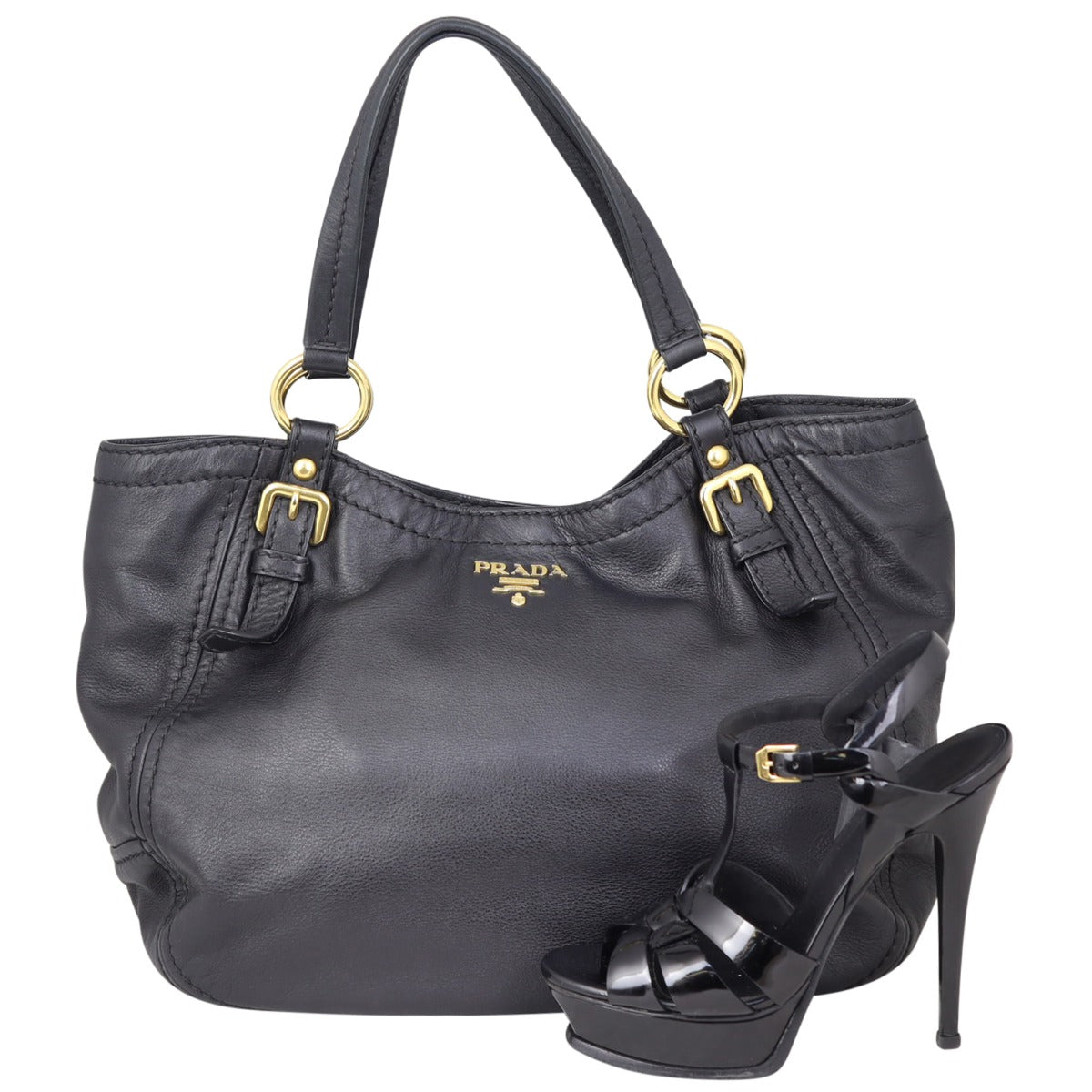 Prada Soft Calf Large Tote