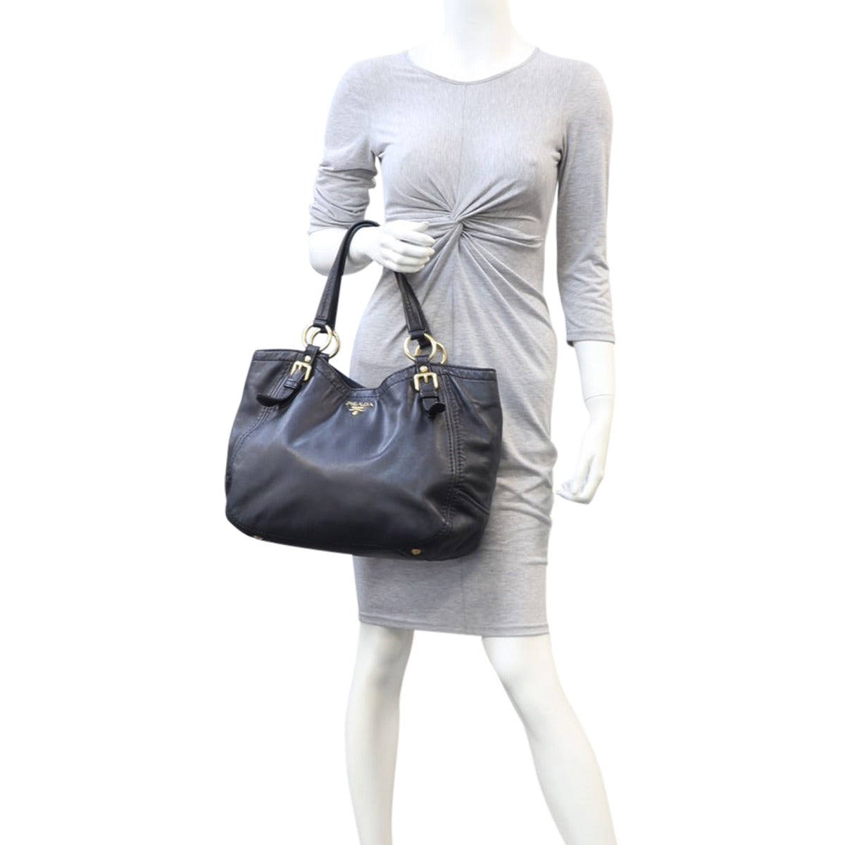 Prada Soft Calf Large Tote