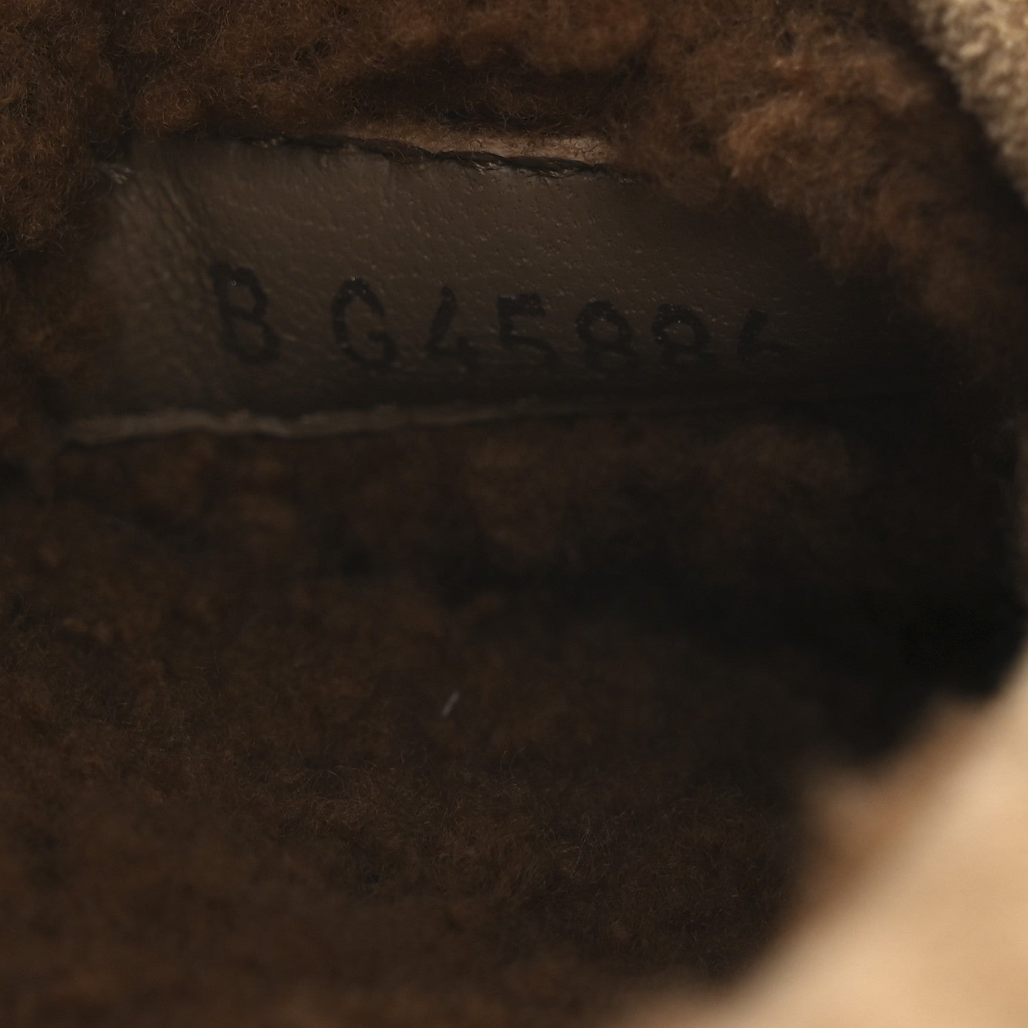 Suede Calfskin CC Loafers 36.5 Dark Beige