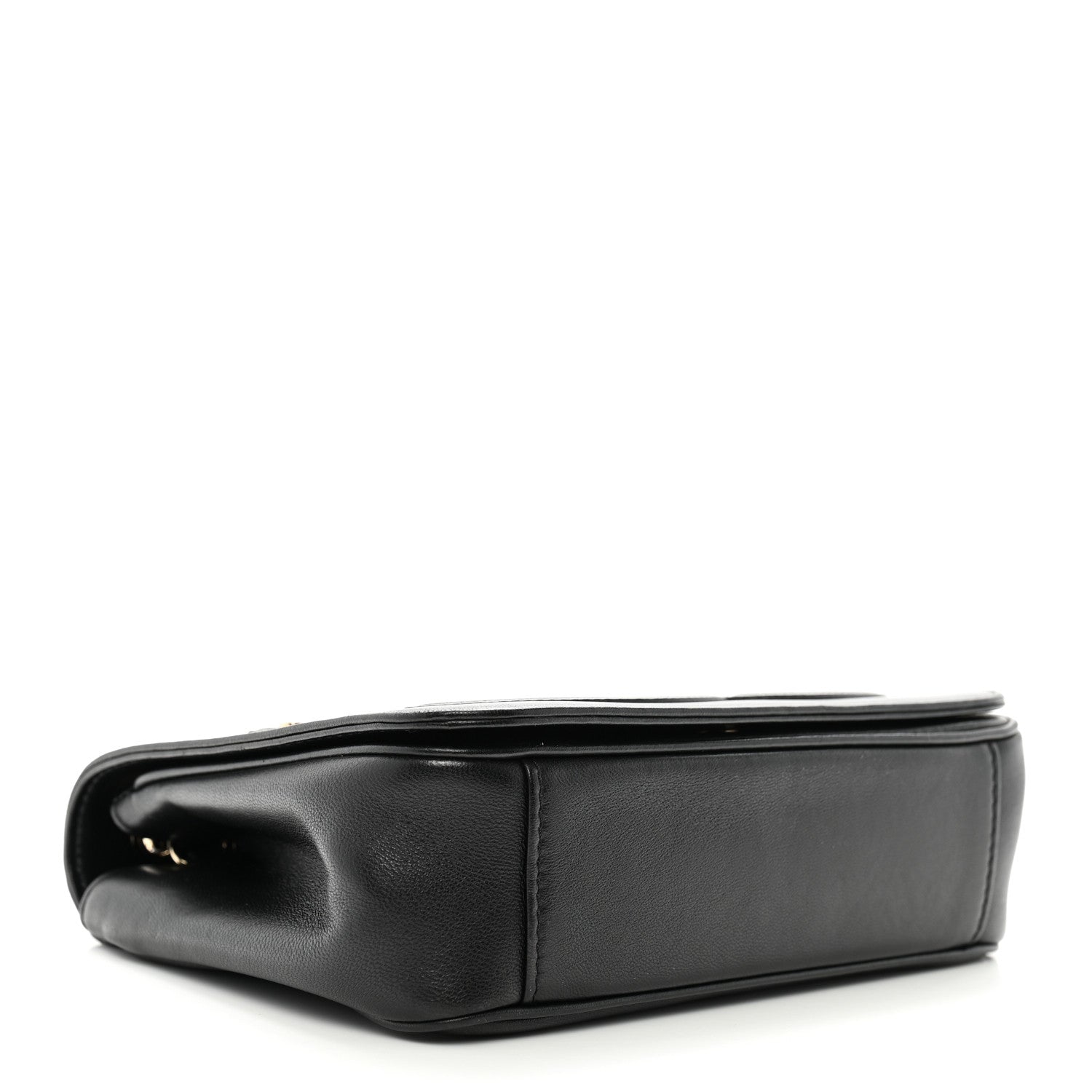 Lambskin CC Mania Flap Bag Black