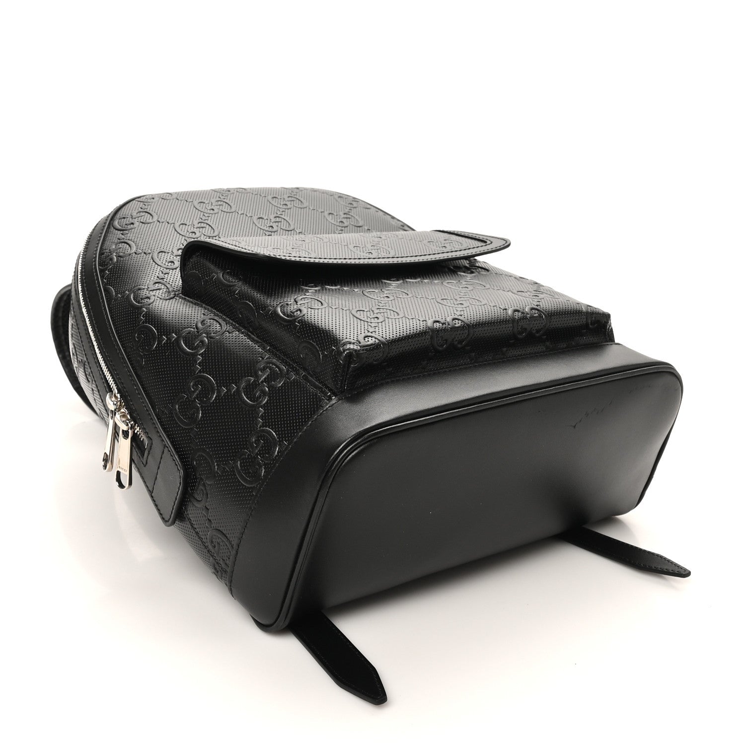Calfskin GG Tennis Embossed Backpack Black