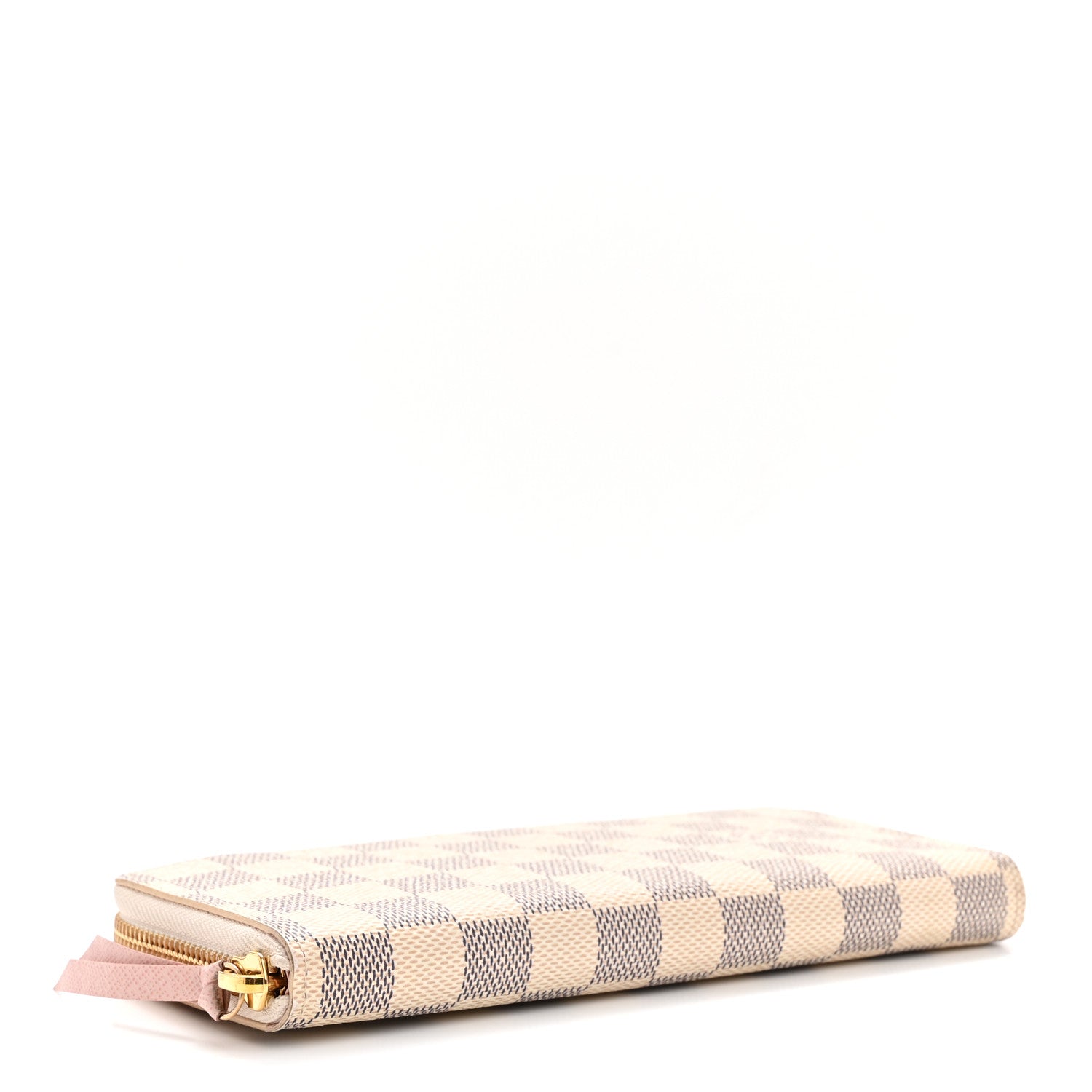 Damier Azur Clemence Wallet Rose Ballerine
