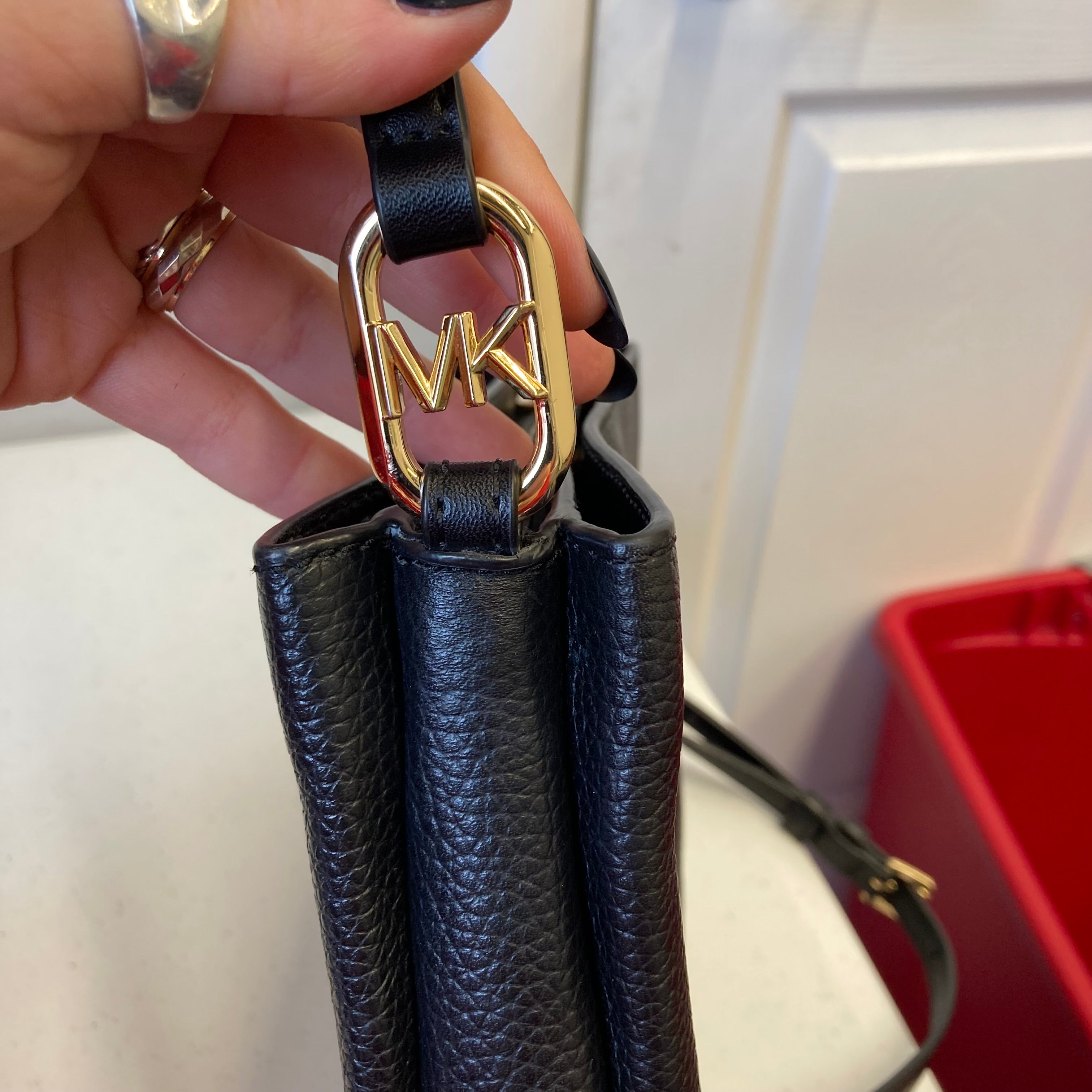 Crossbody Designer By Michael Kors Collection In Black, Size:Medium