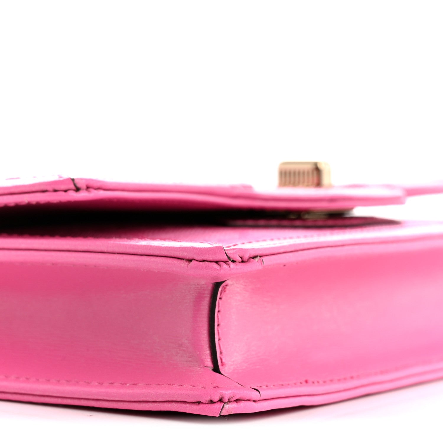 GG Monogram Scratch Lux Calfskin Mini Luce Shoulder Bag Rose Dark Blossom