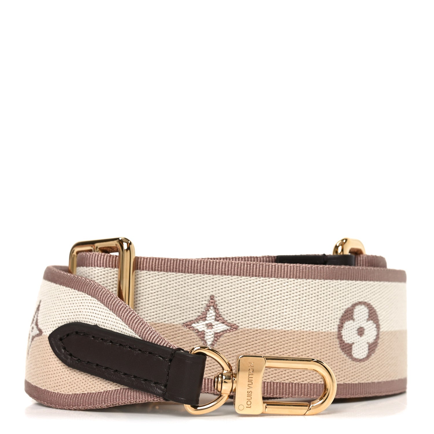 Jacquard Speedy Bandouliere 20 Shoulder Strap Beige Brown