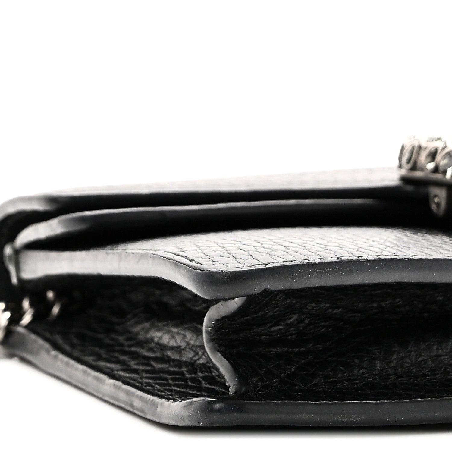 Calfskin Super Mini Dionysus Shoulder Bag Black