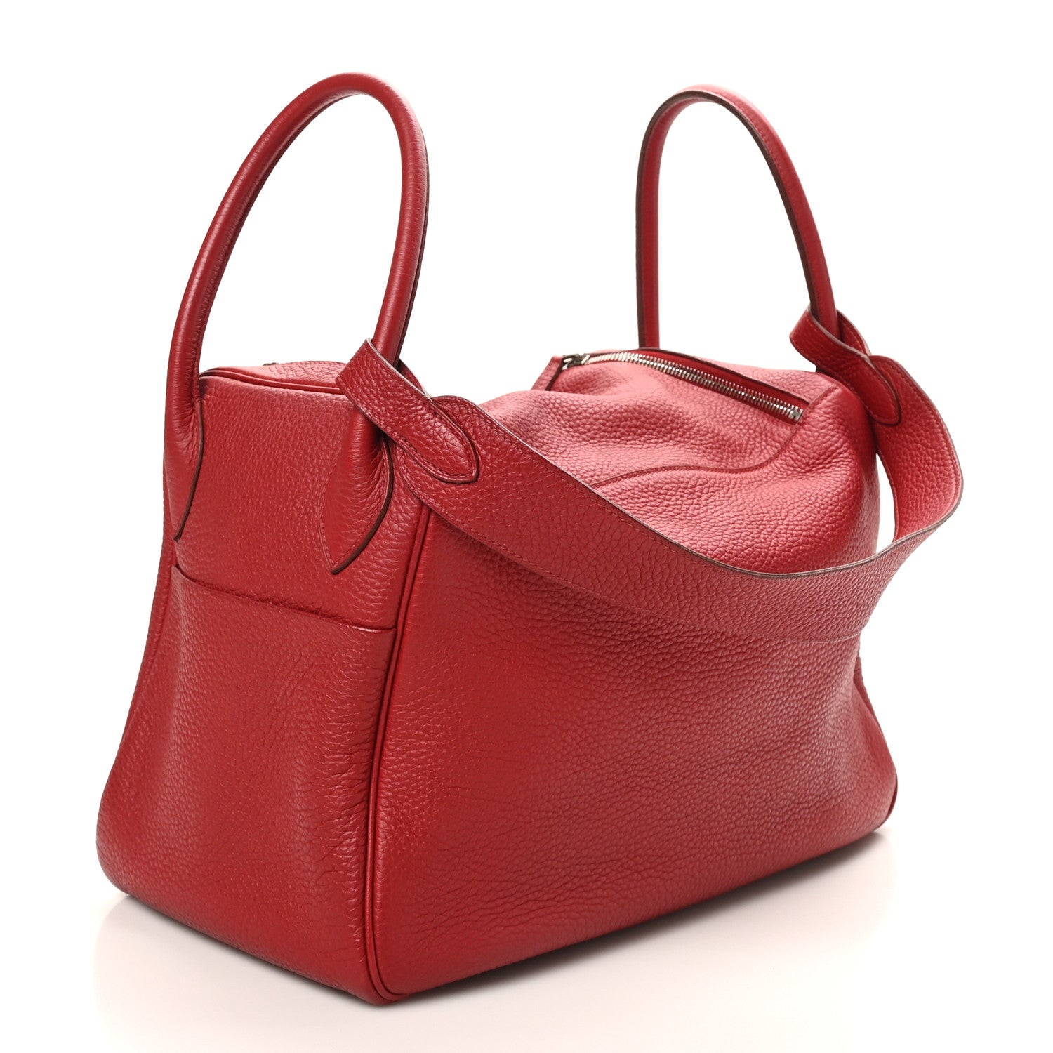 Taurillon Clemence Lindy 34 Rouge Garance