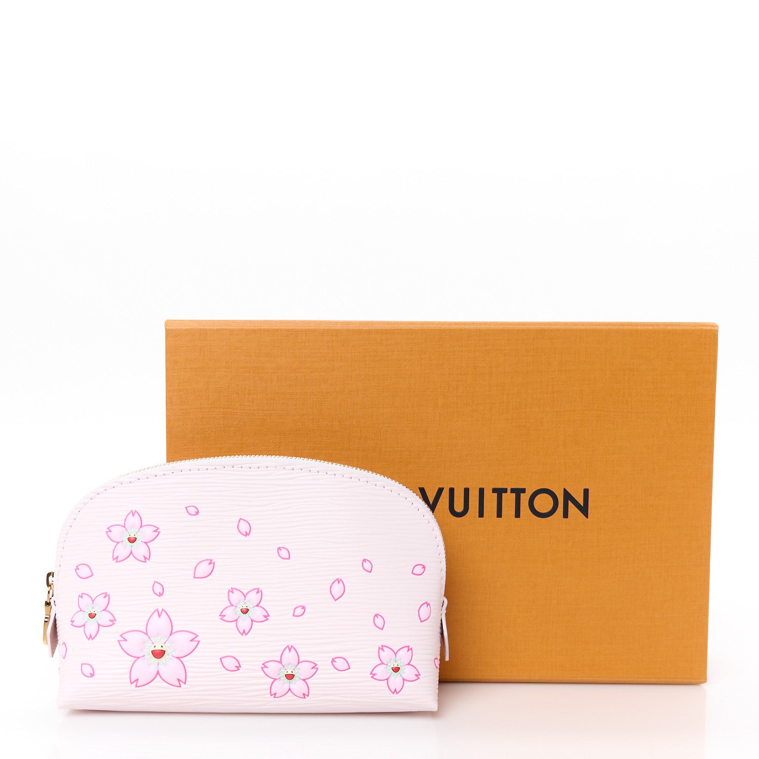 LV X TM Epi Cherry Blossom Cosmetic Pouch Pink