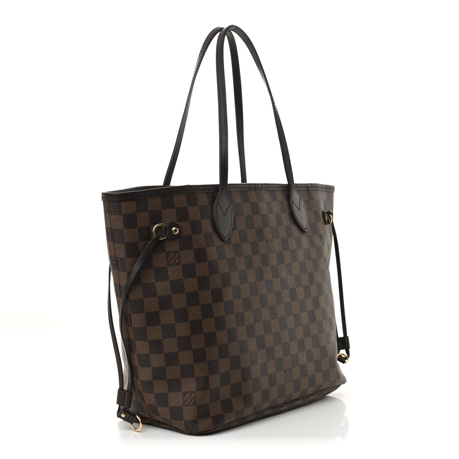 Damier Ebene Neo Neverfull MM Rose Ballerine