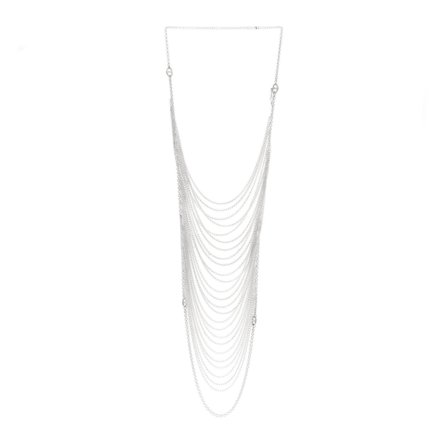 Sterling Silver New Farandole Collier Necklace
