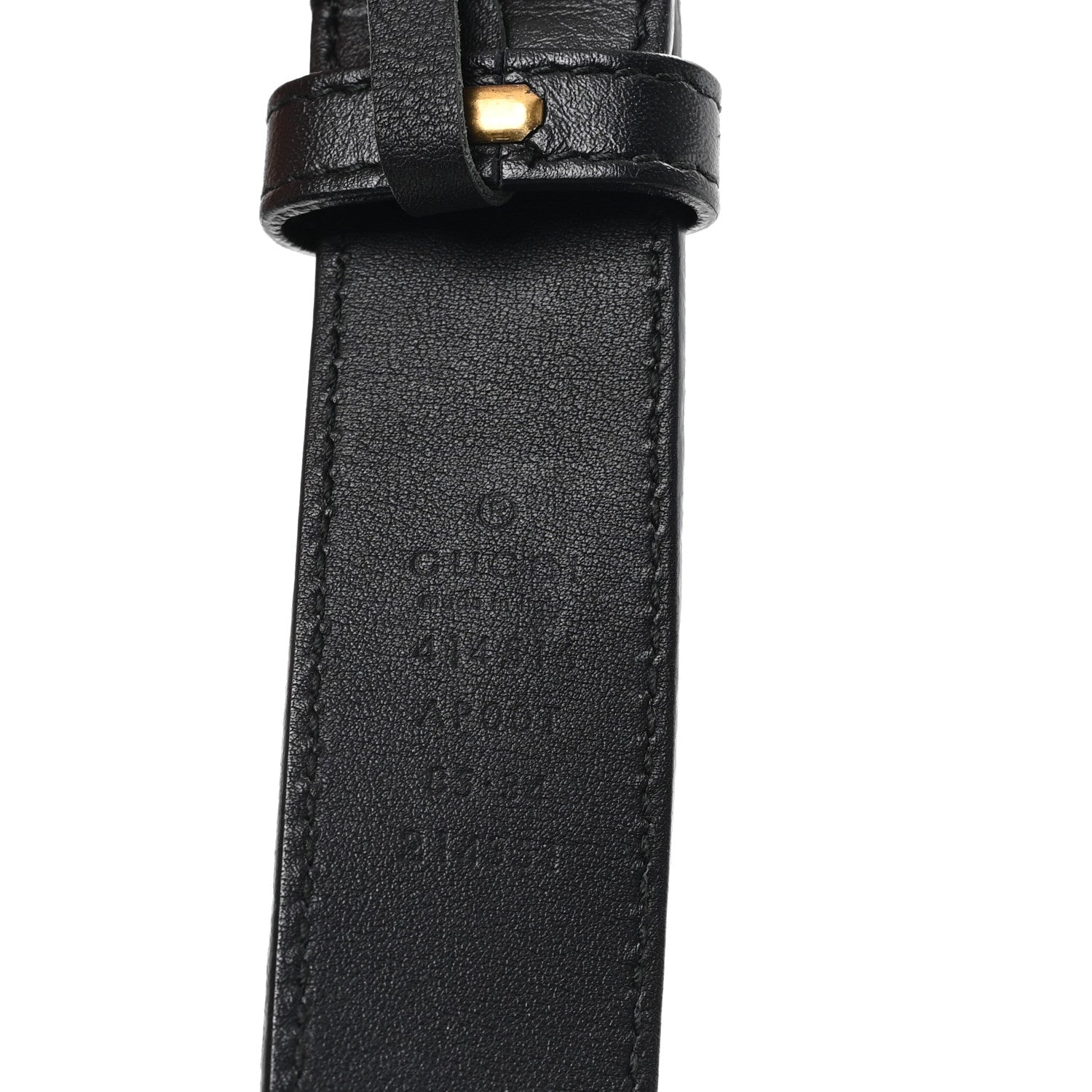 Calfskin Double G 40mm Belt 85 34 Black