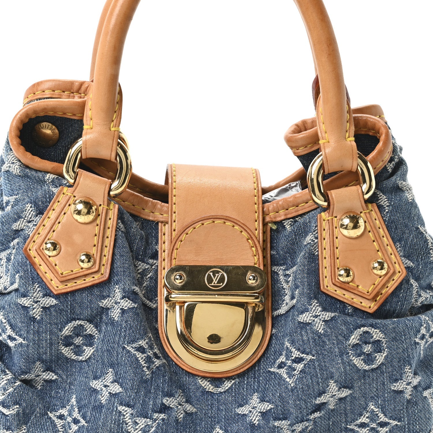 Monogram Denim Pleaty Blue