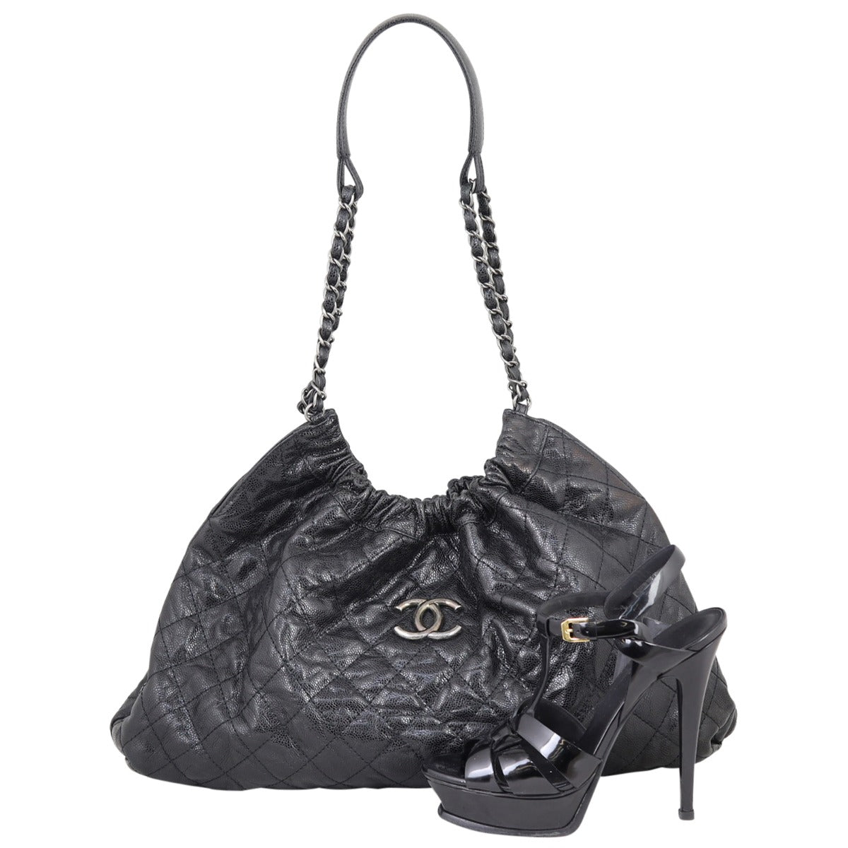 Chanel CC Elastic Shopping Hobo