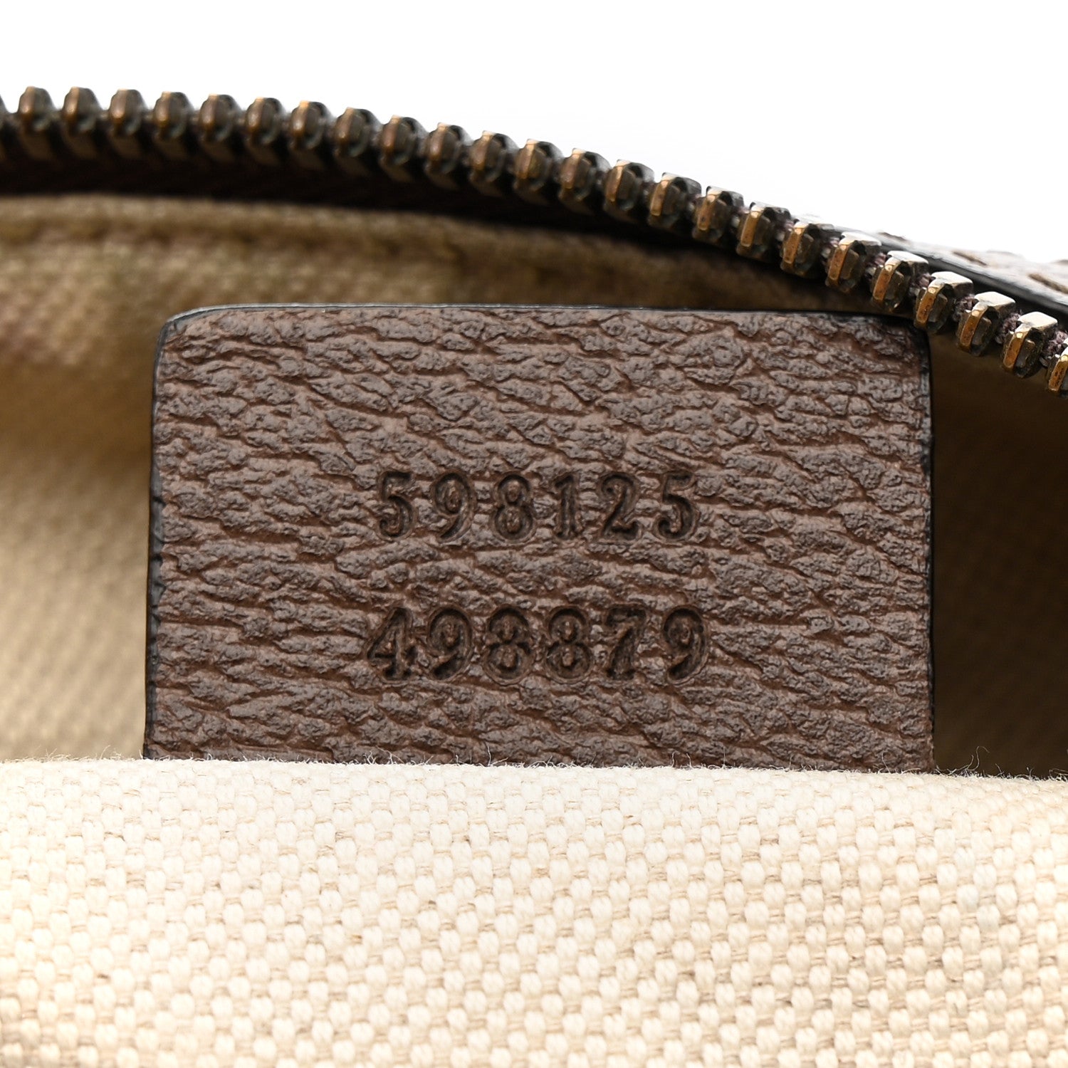 GG Supreme Monogram Web Small Ophidia Half Moon Hobo Brown