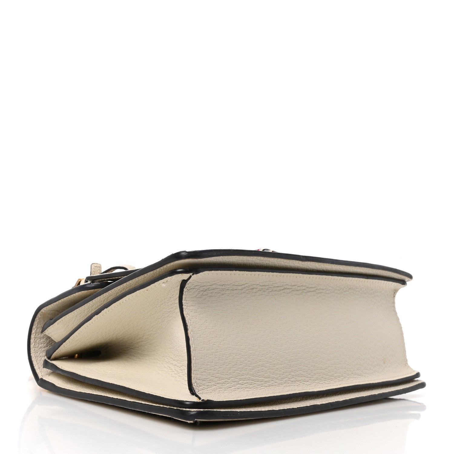 GG Supreme Monogram Small Queen Margaret Top Handle Bag White