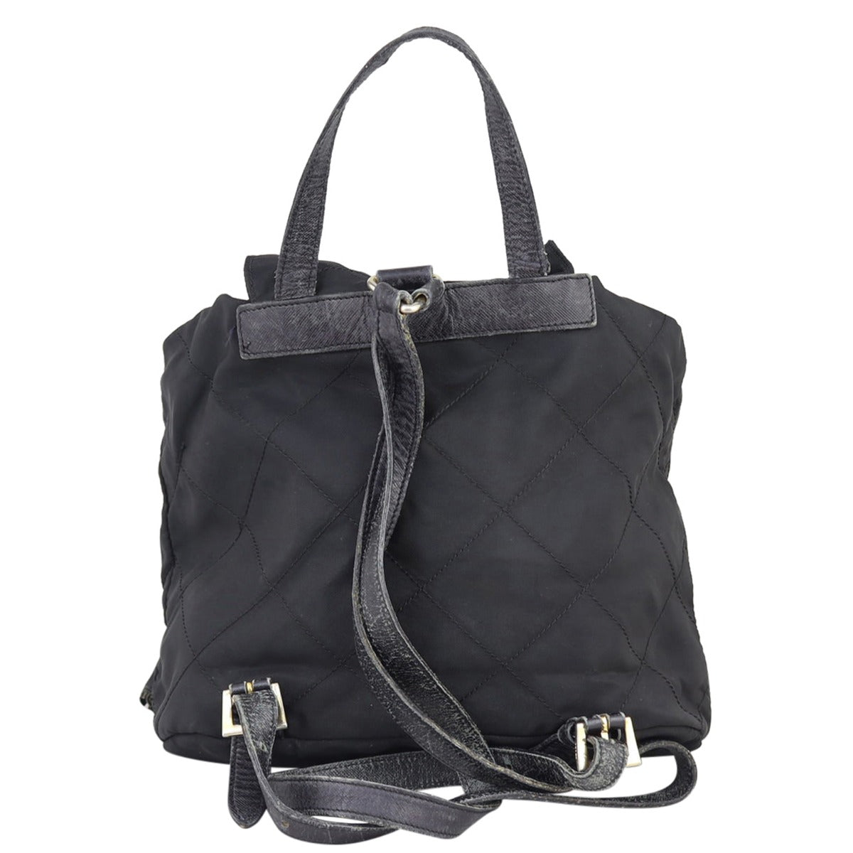 Prada Quilted Tessuto Backpack