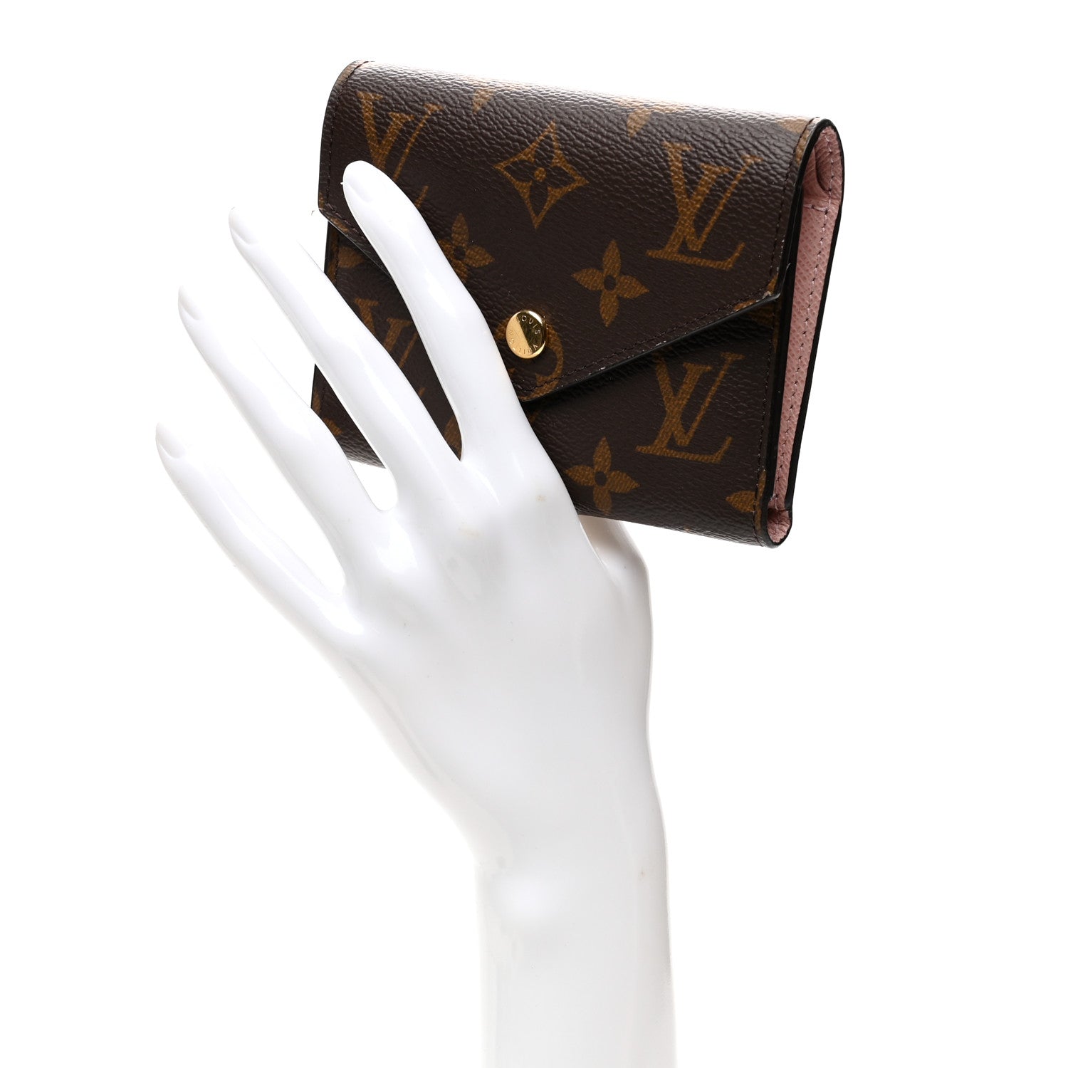 Monogram Victorine Wallet Rose Ballerine