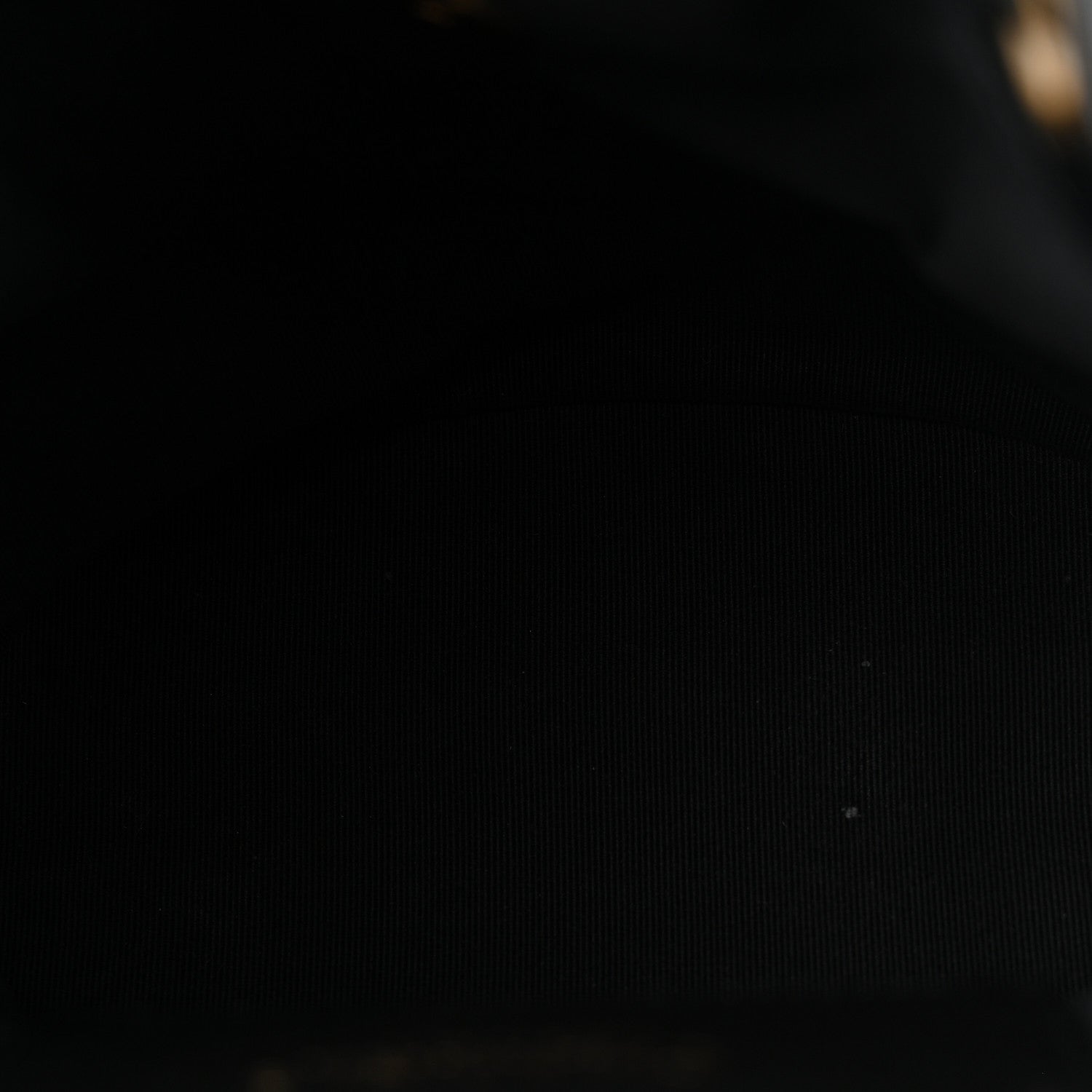Lambskin Quilted Logo Mini Backpack Black