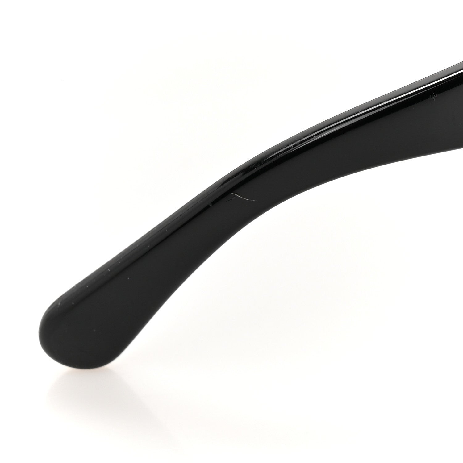 Acetate Rectangle Sunglasses 5435-A Black