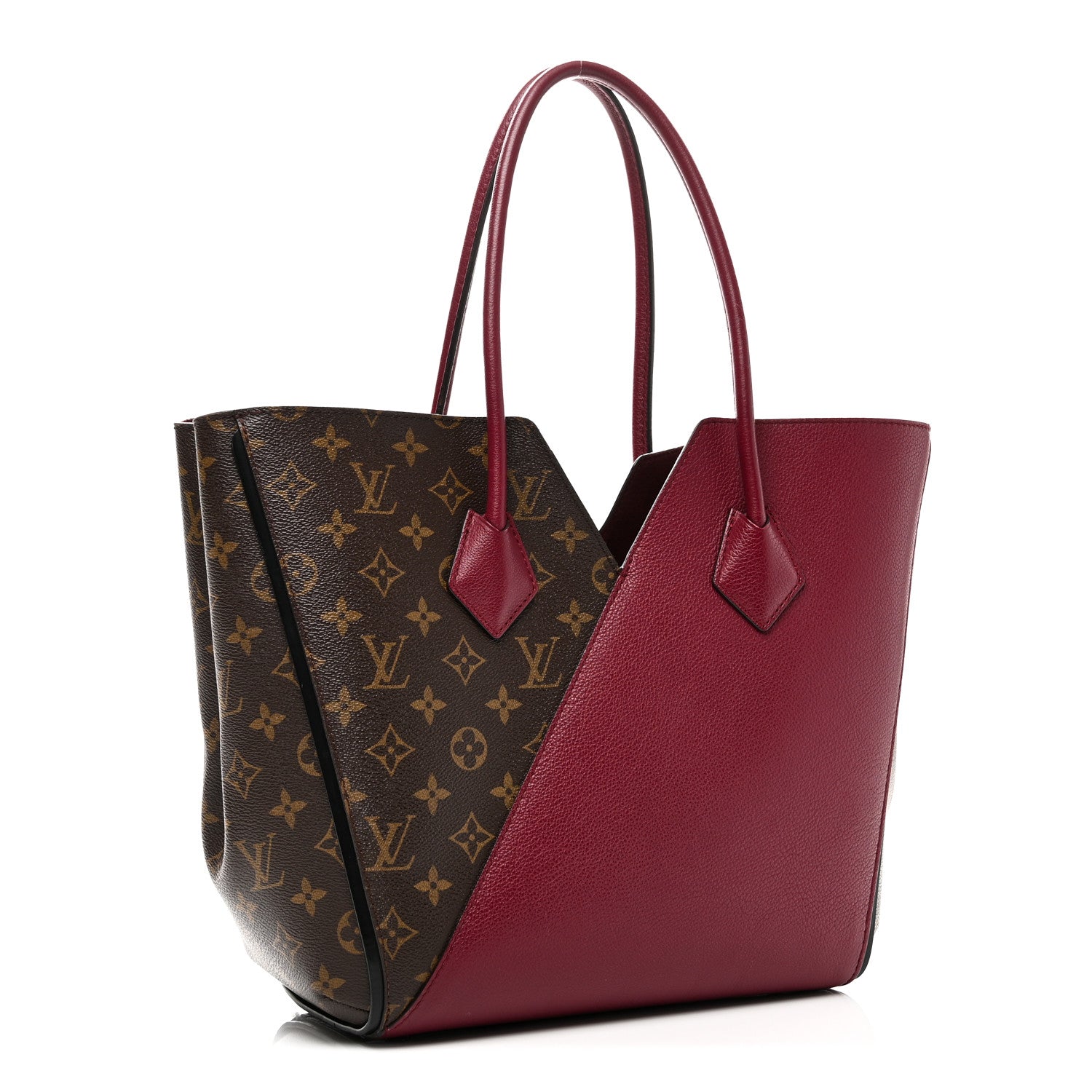 Calfskin Monogram Kimono Tote Grape