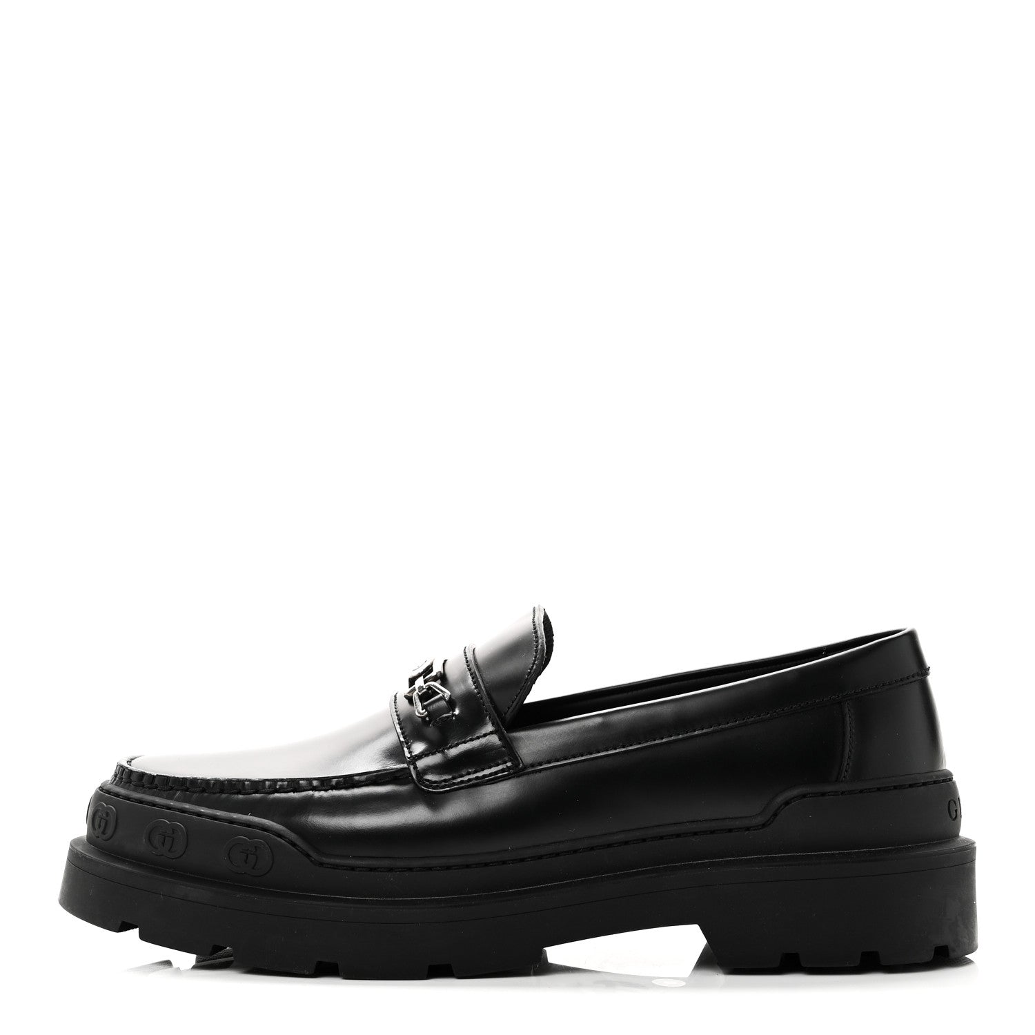 Sherlin Millennial Ribot Mens Platform Loafers 10 Black