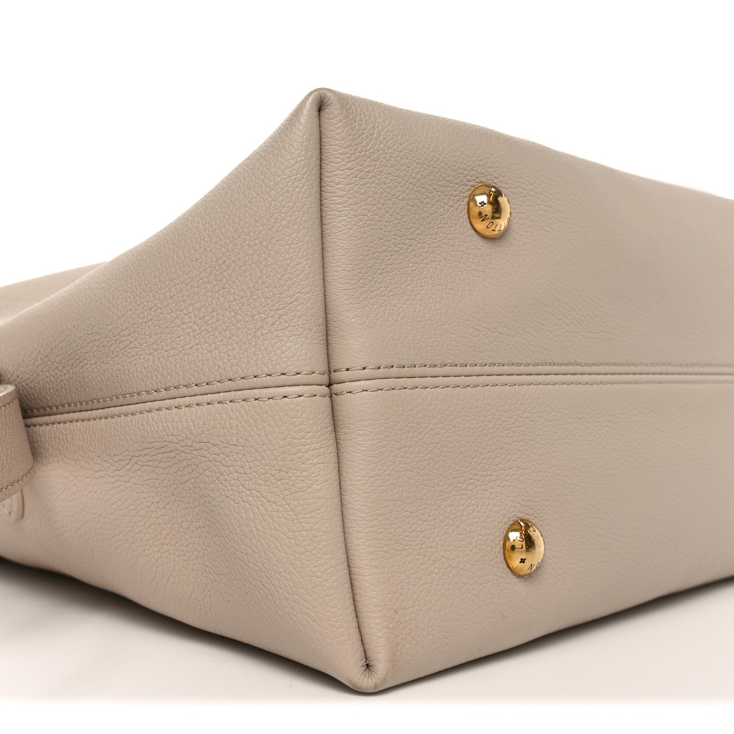 Grained Calfskin Low Key Hobo MM Limestone