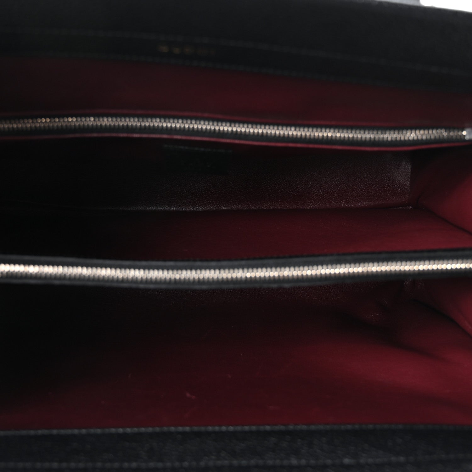 Smooth Calfskin Medium Zumi Top Handle Bag Black