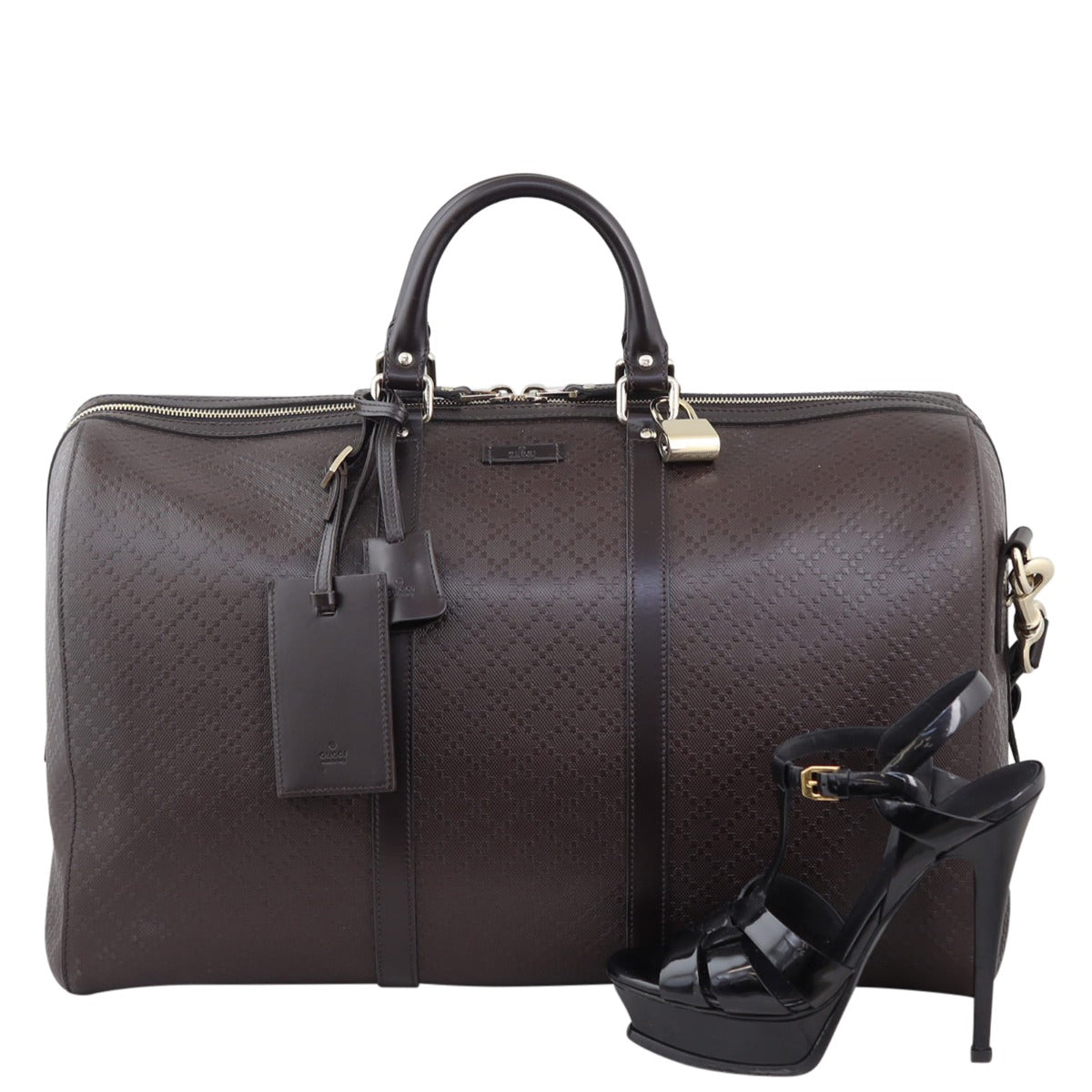 Gucci Bright Diamante Carry-On Duffle Bag